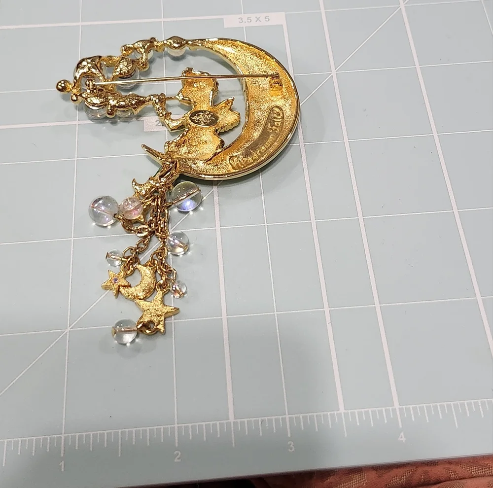 Kirks Folly Pipedream Fairy Brooch With Bubble Crystals